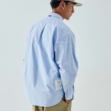 LIBERATURS OXFORD LS BUTTON UP - BLUE