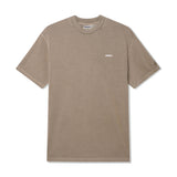 BUTTER BASIC WASHED SS TSHIRT - TAN