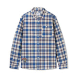 BUTTER BEAR FLANNEL LS SHIRT - NAVY