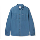 BUTTER RIPSTOP BUTTON UP LS SHIRT - WORK BLUE