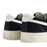 STEPNEY WORKERS CLUB PEARL S - STRIKE SUEDE - BLACK / WHITE