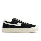 STEPNEY WORKERS CLUB PEARL S - STRIKE SUEDE - BLACK / WHITE