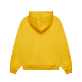 THE WEATHER CHANNEL REVERSIBLE ZIP UP HOODIE - YELLOW / CREAM WAFFLE