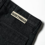 QUIETANDER Q1 13OZ DENIM JEANS - DARK BLACK WASH