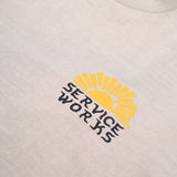 SERVICE WORKS SUNNY SIDE UP SS TSHIRT - STONE